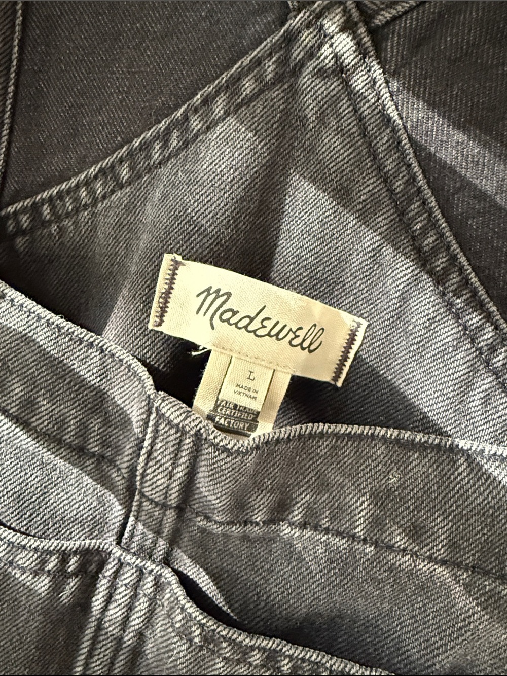 Madewell black overalls - Picture 3 of 4